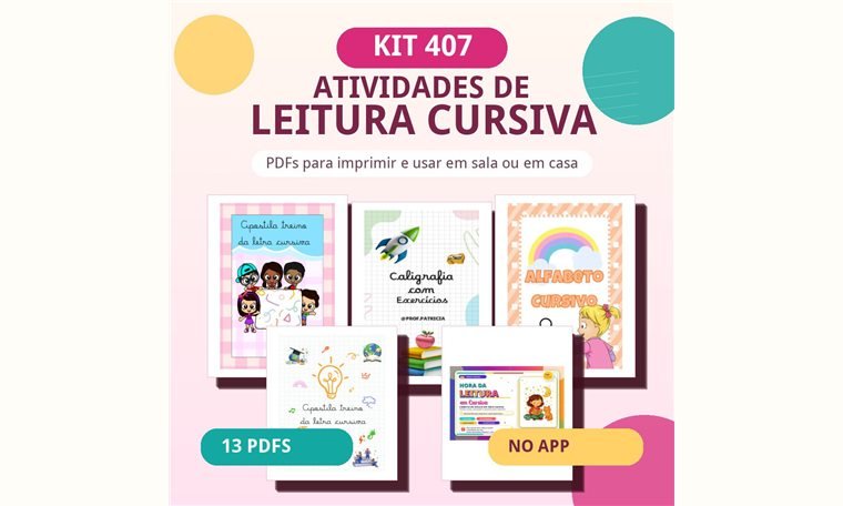 Capa do material Leitura Cursiva