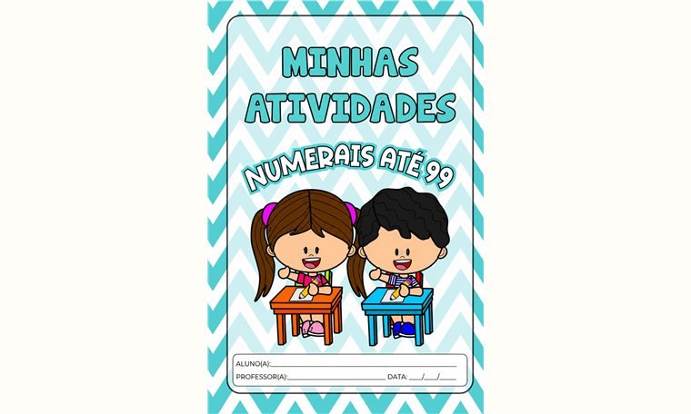 Capa do material Numerais 1 a 100